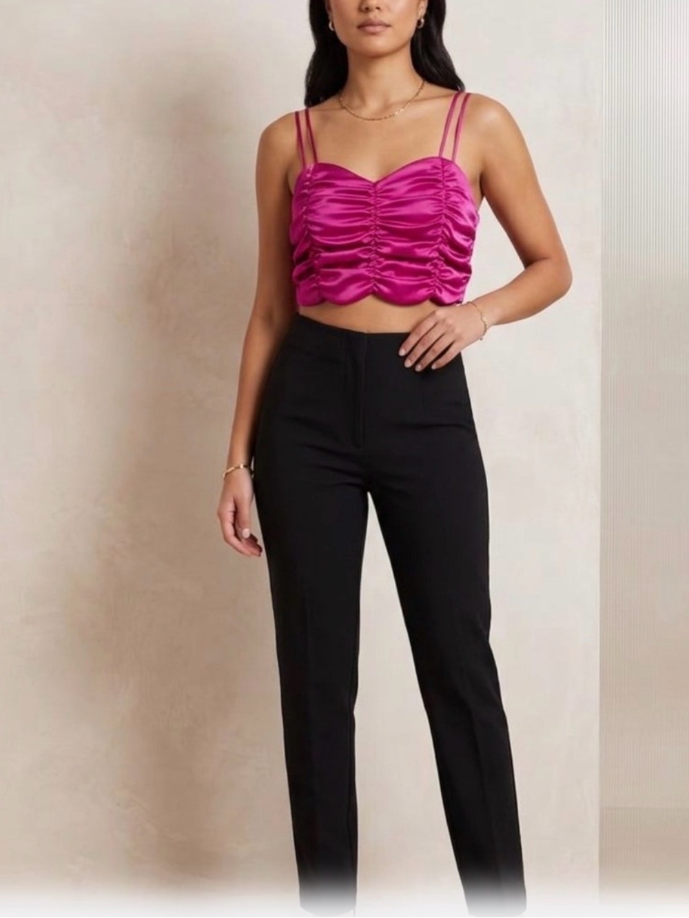 Zara hot pink top ,Size S